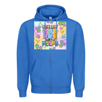 True Royal chillin' with my peeps Zipper Hoodie - MaliasSmallBusiness