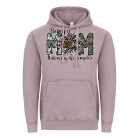 Vintage Zinc being a mom makas my life complete Vintage Hoodie - SublimationCraftShop