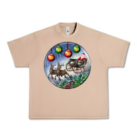 Burro santa claus with deer christmas ornament Urban Heavy Tee - BundleAndBundleShop