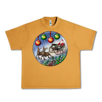 Peanut Butter santa claus with deer christmas ornament Urban Heavy Tee - BundleAndBundleShop