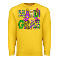 Lemon Mardi Gras Carnaval Mask Premium Sweatshirt - BundleAndBundleShop