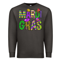 Smoke Mardi Gras Carnaval Mask Premium Sweatshirt - BundleAndBundleShop
