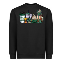 Black hunter green hockey coffee cups Heavyweight Sweatshirt - AdoDesignShop