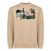 Mushroom hunter green hockey coffee cups Heavyweight Sweatshirt - AdoDesignShop
