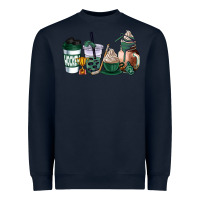 Navy hunter green hockey coffee cups Heavyweight Sweatshirt - AdoDesignShop