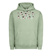 Pigment Oil Green cute penguin Urban Hoodie - TumblerDesignByShophia