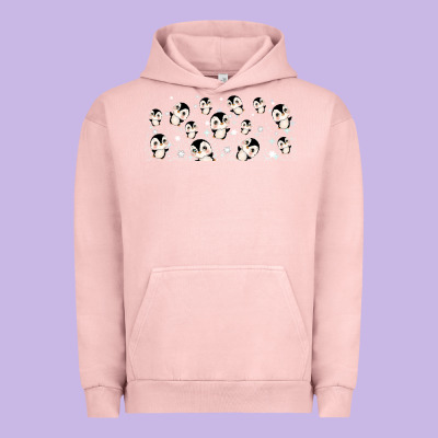 Cute Penguin Urban Hoodie Designed By Tumblerdesignbyshophia