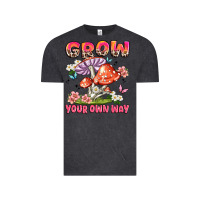 Vintage Black grow your own way Vintage Tee - JahusDesignShop
