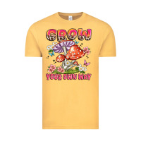 Vintage Mustard grow your own way Vintage Tee - JahusDesignShop
