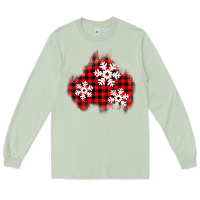 Matcha Christmas snowflakes patch Long Sleeve Tee - AdoDesignShop
