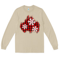 Mushroom Christmas snowflakes patch Long Sleeve Tee - AdoDesignShop