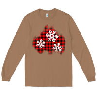 Toasted Coconut Christmas snowflakes patch Long Sleeve Tee - AdoDesignShop
