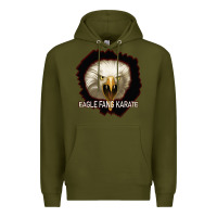 Army Green Eagle Fang Karate Premium Hoodie - Bettercallsaul