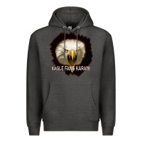 Charcoal Heather Eagle Fang Karate Premium Hoodie - Bettercallsaul