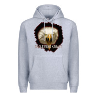 Heather Grey Eagle Fang Karate Premium Hoodie - Bettercallsaul