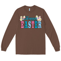 Chestnut happy easter eggs Long Sleeve Tee - AdoDesignShop