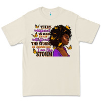 They Whispered To Her Afro Woman Premium Tee | Teevron