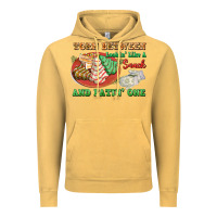 Vintage Mustard torn between lookin like a snack and eatin one Vintage Hoodie - FaDigitalArtStudio