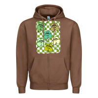 Chestnut shamrock religious Zipper Hoodie - MaliasSmallBusiness
