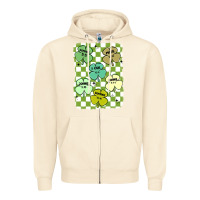 Sandshell shamrock religious Zipper Hoodie - MaliasSmallBusiness