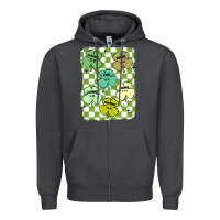 Shamrock Religious Zipper Hoodie | Teevron