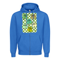 True Royal shamrock religious Zipper Hoodie - MaliasSmallBusiness