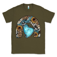 Army Green sunflower gemstone rainbow Classic Tee - JahusDesignShop