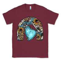 Burgundy sunflower gemstone rainbow Classic Tee - JahusDesignShop