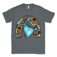Charcoal Heather sunflower gemstone rainbow Classic Tee - JahusDesignShop