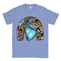Colony Blue sunflower gemstone rainbow Classic Tee - JahusDesignShop