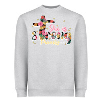 Heather Grey she is strong proverbs 31 25 Heavyweight Sweatshirt - JahusDesignShop