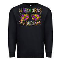 Black Mardi gras dude Premium Sweatshirt - BundleAndBundleShop