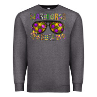 Charcoal Heather Mardi gras dude Premium Sweatshirt - BundleAndBundleShop