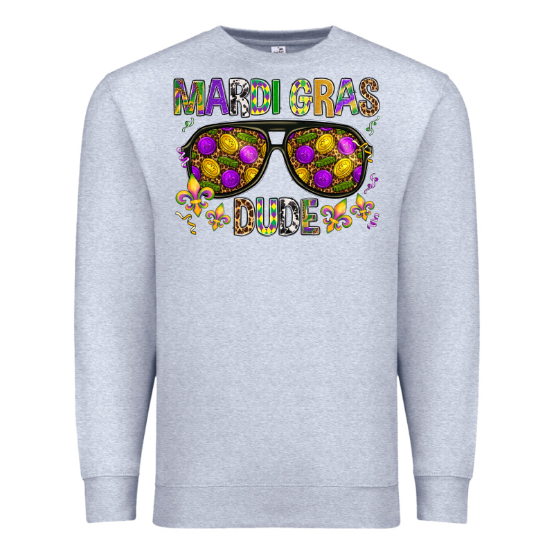 Mardi Gras Dude Premium Sweatshirt by BundleAndBundleShop | Teevron