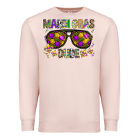 Pale Pink Mardi gras dude Premium Sweatshirt - BundleAndBundleShop