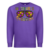 Purple Mardi gras dude Premium Sweatshirt - BundleAndBundleShop