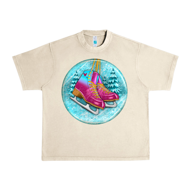 Ice Skate Christmas Ornament Urban Heavy Tee by BundleAndBundleShop | Teevron