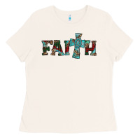 Bone faith christmas cross Ladies Tee - AdoDesignShop