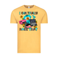 Vintage Mustard i can totally make that Vintage Tee - AdoDesignShop