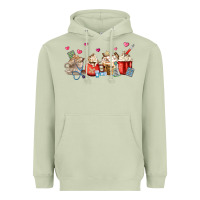 Matcha Nurse Coffee Cups Heavyweight Hoodie - MaliasSmallBusiness