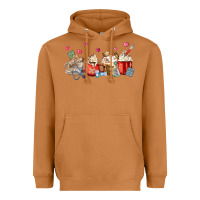 Meerkat Nurse Coffee Cups Heavyweight Hoodie - MaliasSmallBusiness