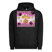 Pigment Black life is better with a cat Urban Hoodie - TumblerDesignByShophia