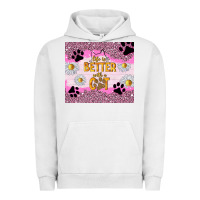 Pigment Lunar Rock life is better with a cat Urban Hoodie - TumblerDesignByShophia