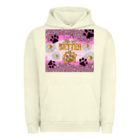 Pigment Pistachio life is better with a cat Urban Hoodie - TumblerDesignByShophia