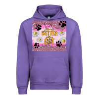 Tulip life is better with a cat Urban Hoodie - TumblerDesignByShophia
