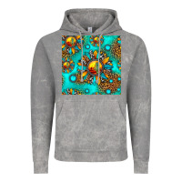 Cloud Rock western sunset sunflowers seamless pattern Vintage Hoodie - HRA Design Shop