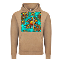 Vintage Coffee western sunset sunflowers seamless pattern Vintage Hoodie - HRA Design Shop