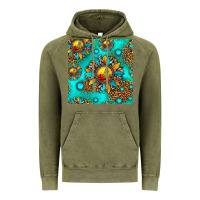 Vintage Olive western sunset sunflowers seamless pattern Vintage Hoodie - HRA Design Shop
