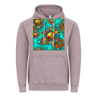 Vintage Zinc western sunset sunflowers seamless pattern Vintage Hoodie - HRA Design Shop