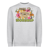 Heather Grey made to worship Heavyweight Sweatshirt - JahusDesignShop